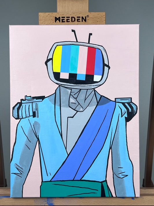 [Original Painting] Robot Prince IV (Saga)