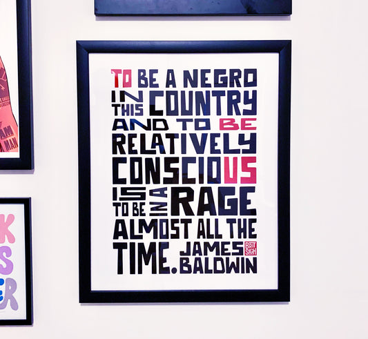 James Baldwin Print