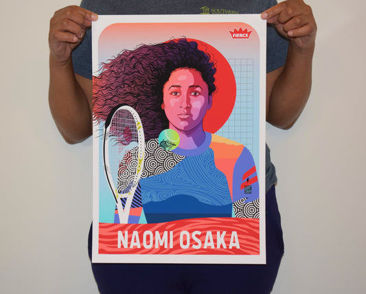 Naomi Osaka Print