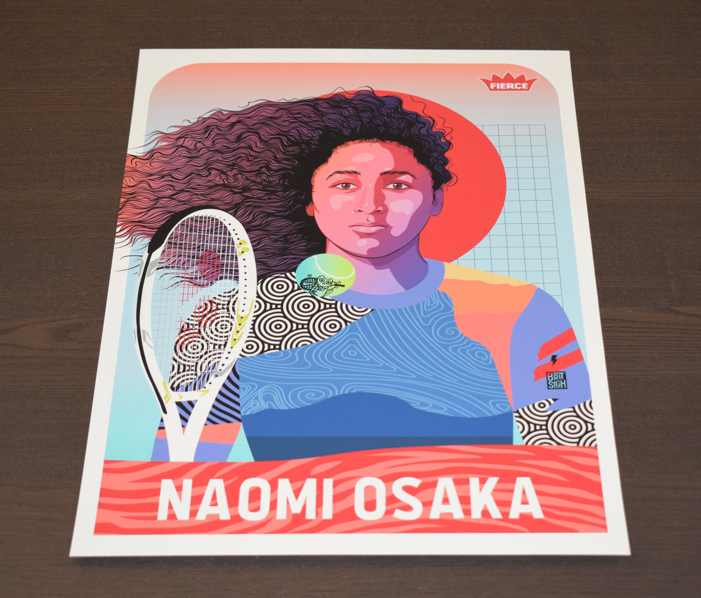 Naomi Osaka Print